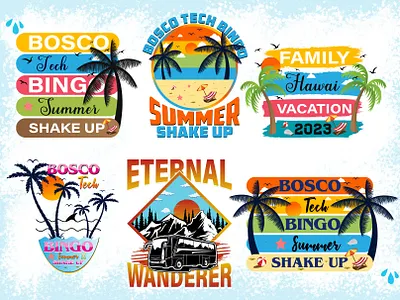 Adventure t-shirt design bundle adventure artist beach branding design graphic design illustration logo logo type march by amazon new summer tees new tee summer t shirt design tees ui vacation vintage