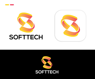 Letter S Softtech Logo Design best logo brand identity branding logo logo design logofolio logomark logotrend modern logo softtechlogo tech logo