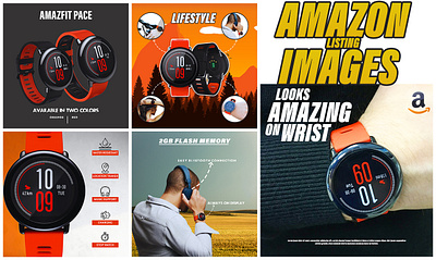 Amazon Listing Design Watch branding graphic design motion graphics