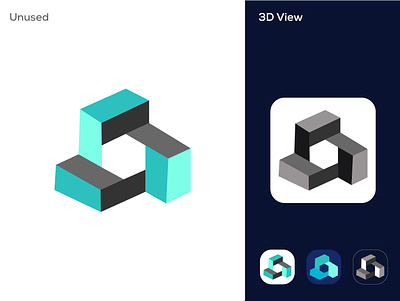 3D View logo abstract logo branding creative logo design illustration logo logo designer modern logo ui vector