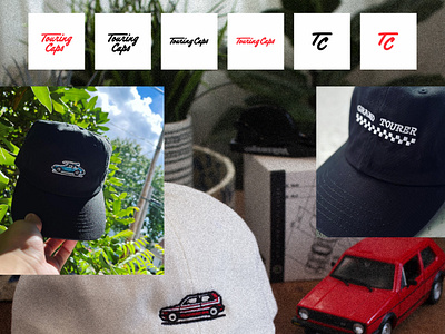 Touring Caps - The Car Hat Store accessories apparel automotive branding embroidered gti hats icons minimal porsche sports car