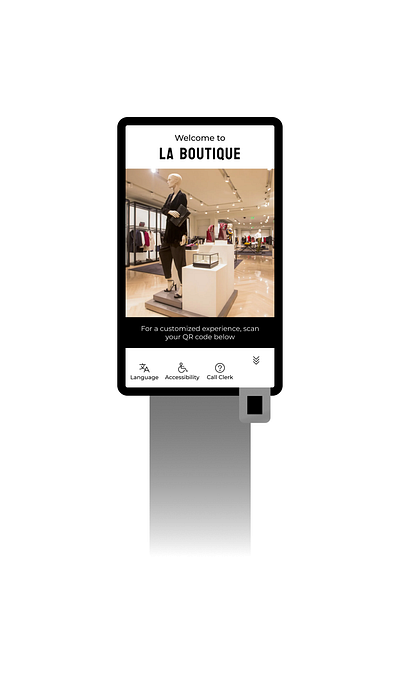 La Boutique: Mobile app & kiosk figma prototype ui