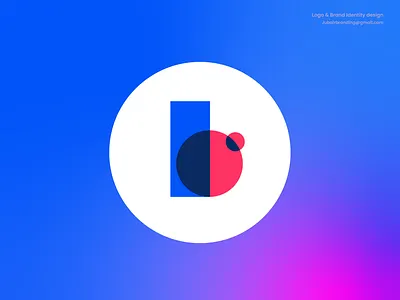 B LETTER OVERLAPPING LOGO MARK abstract logo app icon awesome logo b letter logo branding branding identity cool logo flat logo gradient logo initial letter logo logo logo design logotype minimal logo new logo overlapping logo tech logo visual identity