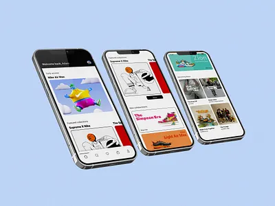 Kicks in Motion: Homepage design animation branding design graphic design motion graphics motiondesign ui