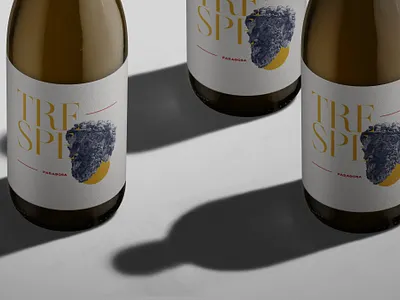 Faragosa Tre-spe Label Design branding design graphic design illustration label logo minimalist packaging typography wine