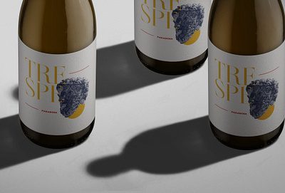 Faragosa Tre-spe Label Design branding design graphic design illustration label logo minimalist packaging typography wine