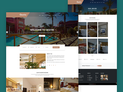 Hotel & Resort HTML Template - Oestin bootstrap clean html5 modern responsive travel