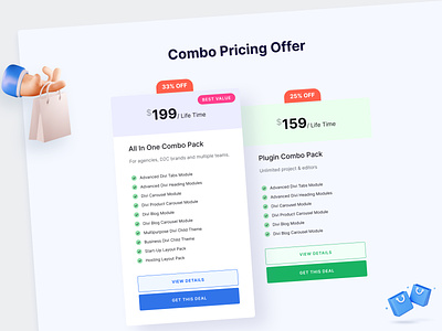 Combo Pricing Offer 3d best ui branding combo pricing offer design landing page minimal pricing pricing plan sass typography ui user interface ux web website