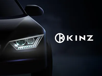 K I N Z (Automobile company) automobile brand branddesign brandidentity branding car clean creative design flat logo logodesign minimalist modern premium profeesional simple sources unique vector