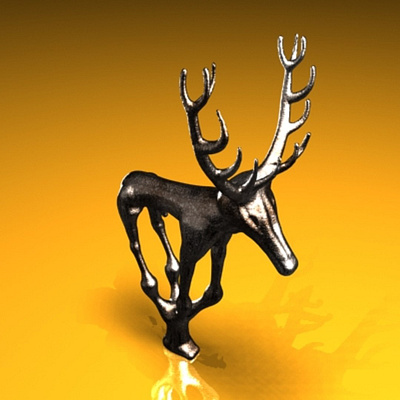 Hittite Deer Sculpture 3d model and Rende 3d 3d möodel 3d render design illustration