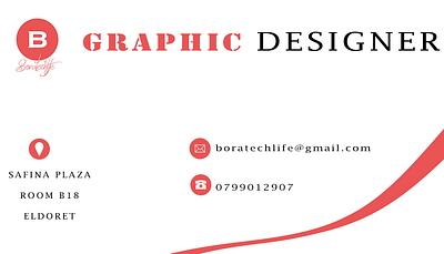 BORATECHLIFE BUSINESS CARD: DAY 02 branding business card design graphic design logo typography vector