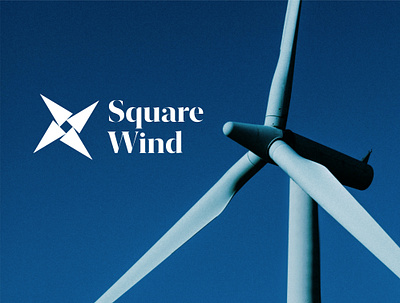 Square Wind - A green energy initiative by nollling agency brand identity brand showcase branding catalog design graphic design illustration logo logodesign nollling nollling design agency
