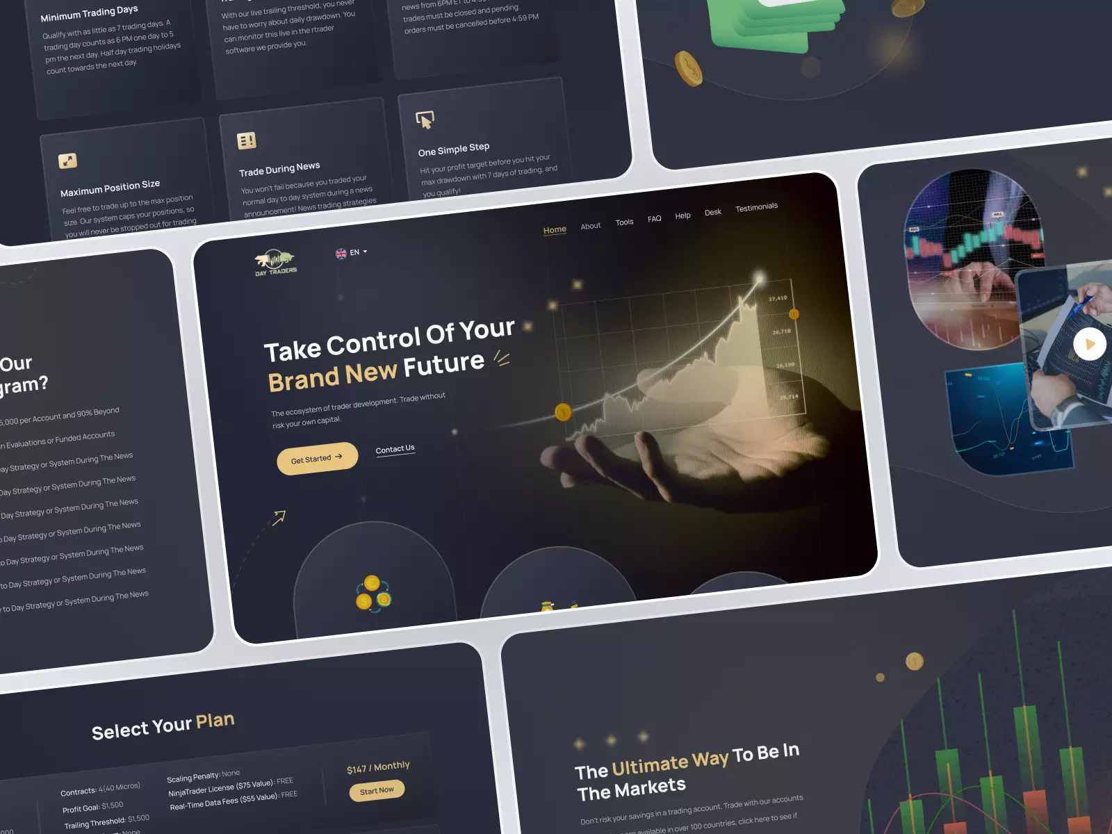 Crypto, Stock and Forex Trading website by The Tork on Dribbble