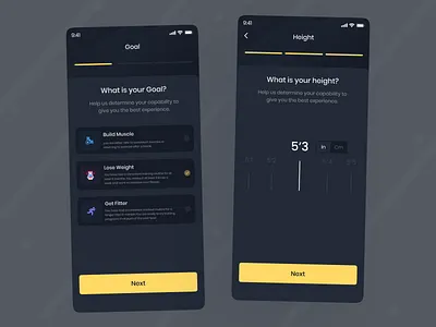 Fitness Mobile App app design app interface app ui design cardio crossfit design dgpro digital fitness gym gym app healthcare iuux mobile ui sport sport app ui uidesign weightloss workout