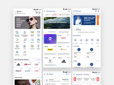 Global Garner Mobile App - Redesign graphic design ui