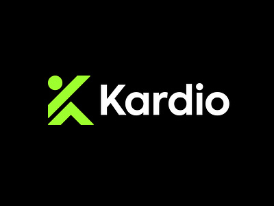 K for Kardio #36daysoftype branding cardio exercise gym human icon k kinetic kinetics lifestyle logo monogram movement power smart sport stretching