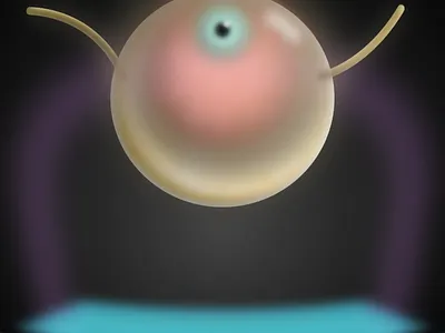 BrainBall Bounce 2d after effects animation art direction ball bounce bubble design eye graphic design illustration motion graphics