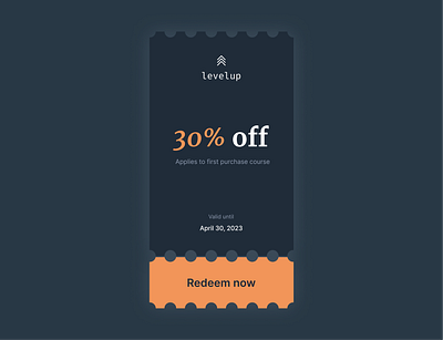 Redeem Coupon - Daily UI #061 061 coupon dailyui design discount figma redeem sale ui web design