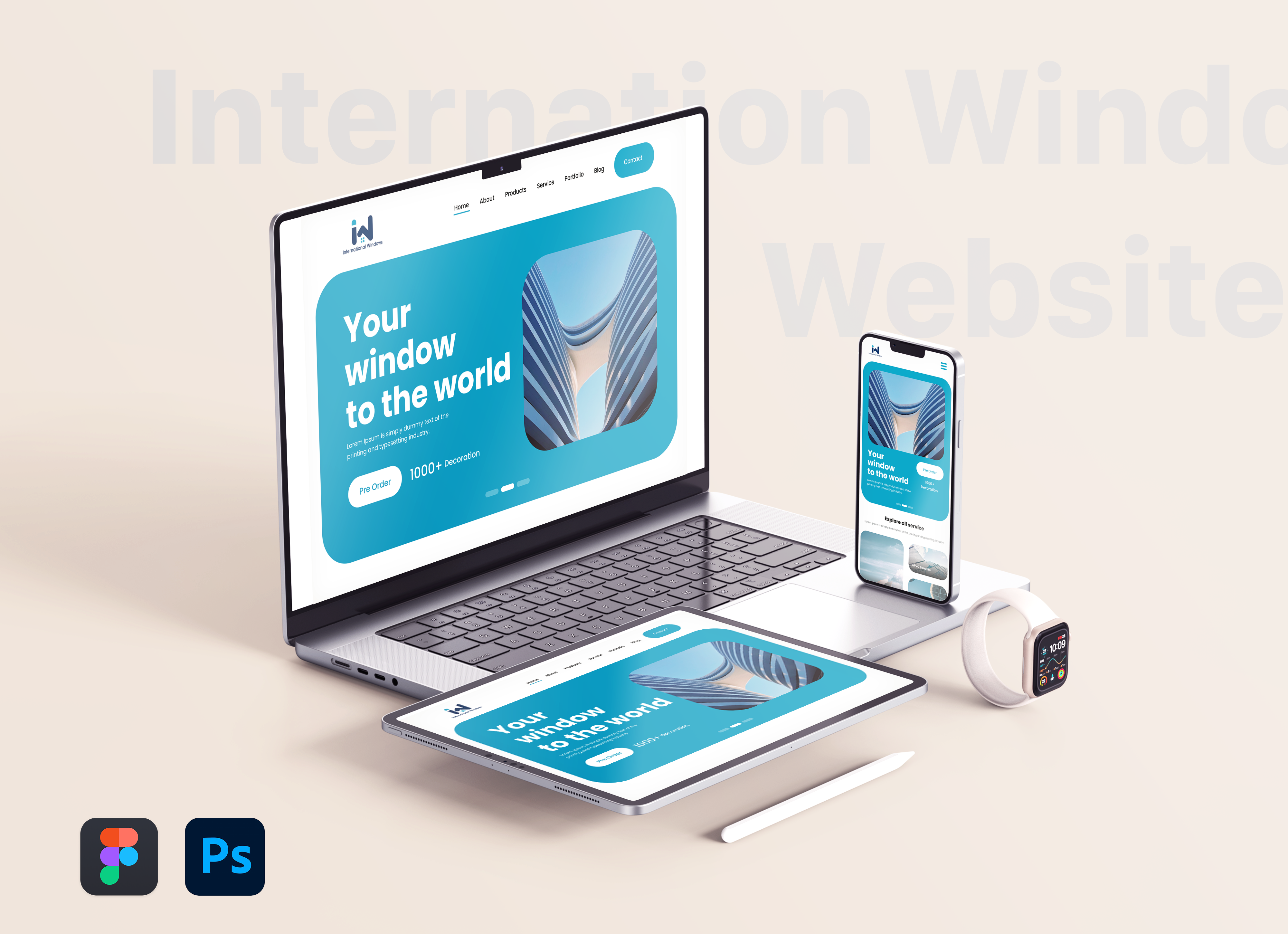 Internation Windows Redesign UI Concept cambodia design free copy free resouce khmer ui ux ux design uxui web concept website redesign yevyev