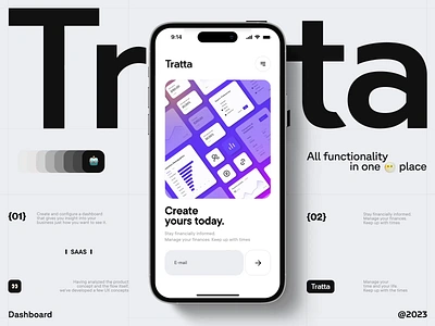 Mobile-first B2B SaaS design for Tratta | Lazarev. adaptation animation app b2b dashboard design graph homescreen interactive interface mobile mobile first motion graphics onboarding saas saas product smart work stats ui ux