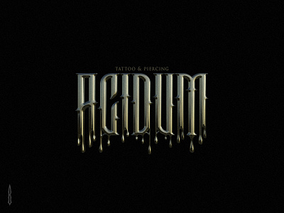 Acidum acid dark lettering drop gothic gothic logo letter lettering liquid logo liquid text liquid type logo logotype modern poison tattoo tattoo art tattoo logo typography