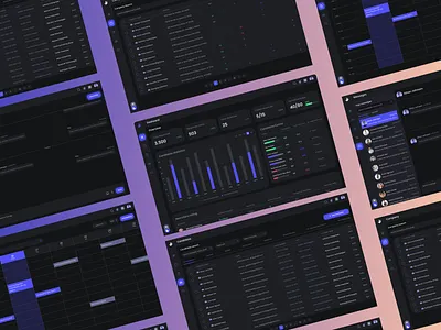 Automated HR system - Dark Mode Screens animation branding clean crypto cryptodashboard dark darkmode design figma header hr illustration logo nft ui uiux uxdesign webapp