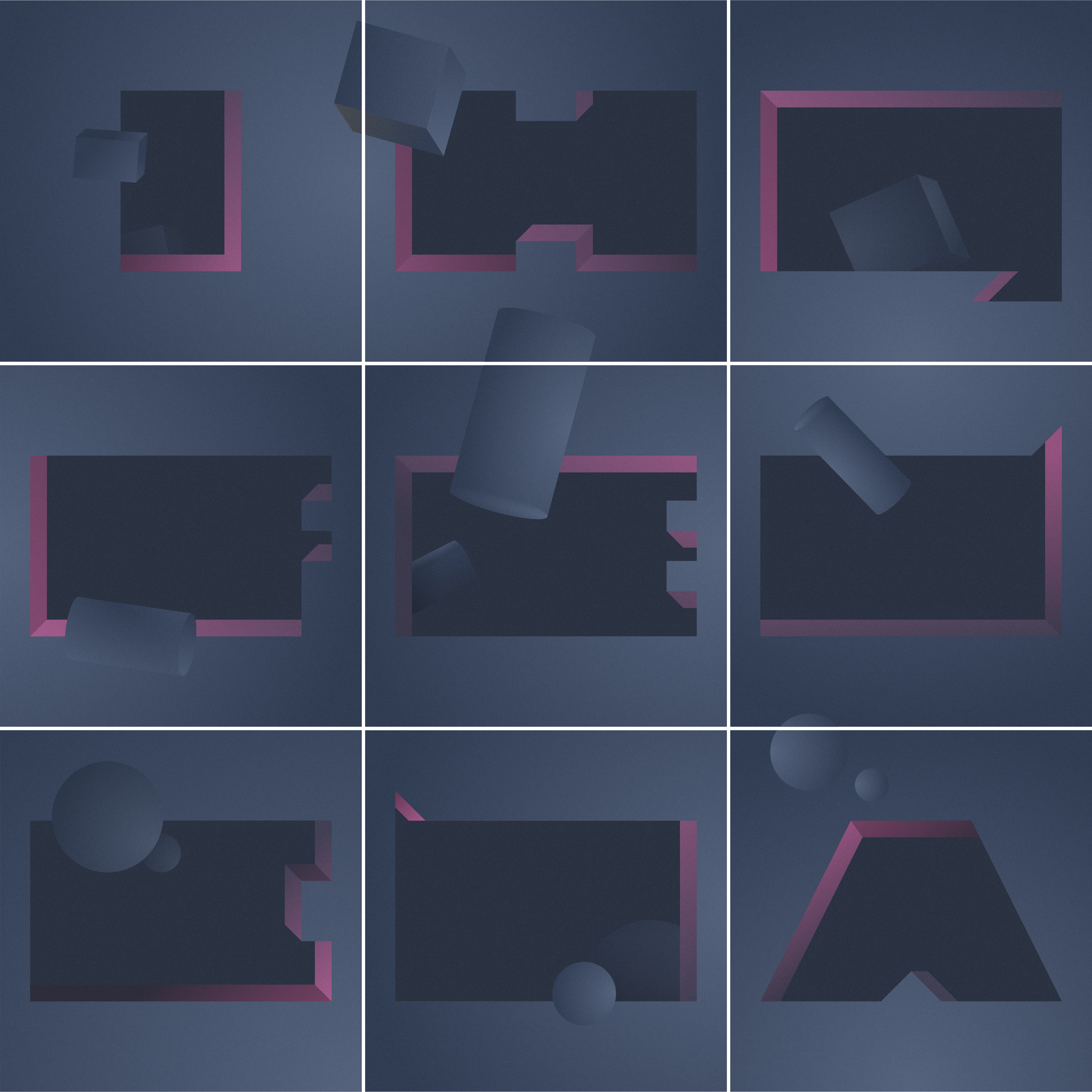 36 Days of Type (1-9) 36days 36daysoftype 36daysoftype10 affinity designer affinitydesigner illustration vector