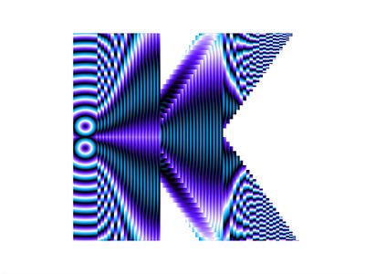 36 Days of Type - K 36 days of type 36daysoftype animation design font generative gradient graphic design k kinetic type letter motion motion design type type design