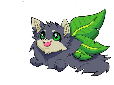 Flower Wolf Hybrid - Digital Art character character design characters design digital art graphic design illustration