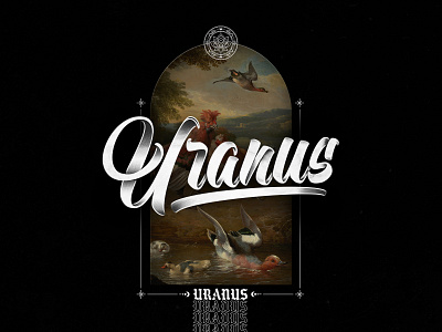 Uranus art brushlettering design handlettering lettering type typography