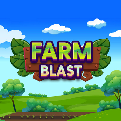 Farm Blast Game animation development game mobile ui