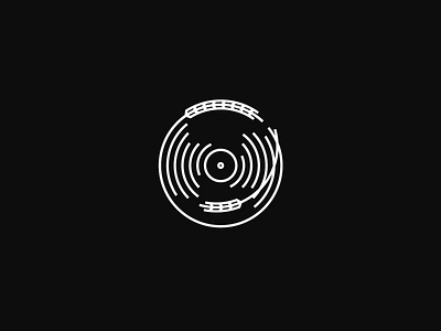 Brewing Party barley beer branding brewery brewing dance disco electronic electronica identity logo malt minimal music party simple techno turntable vynil wheel
