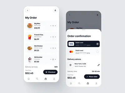 Delivery App Design design landing page ui ux web webdesign website