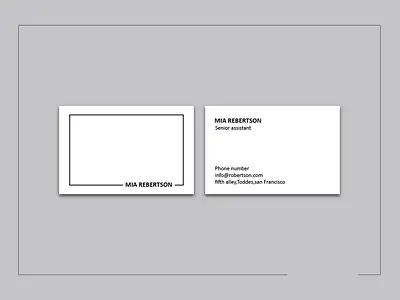 business card branding design flat graphic design minimal