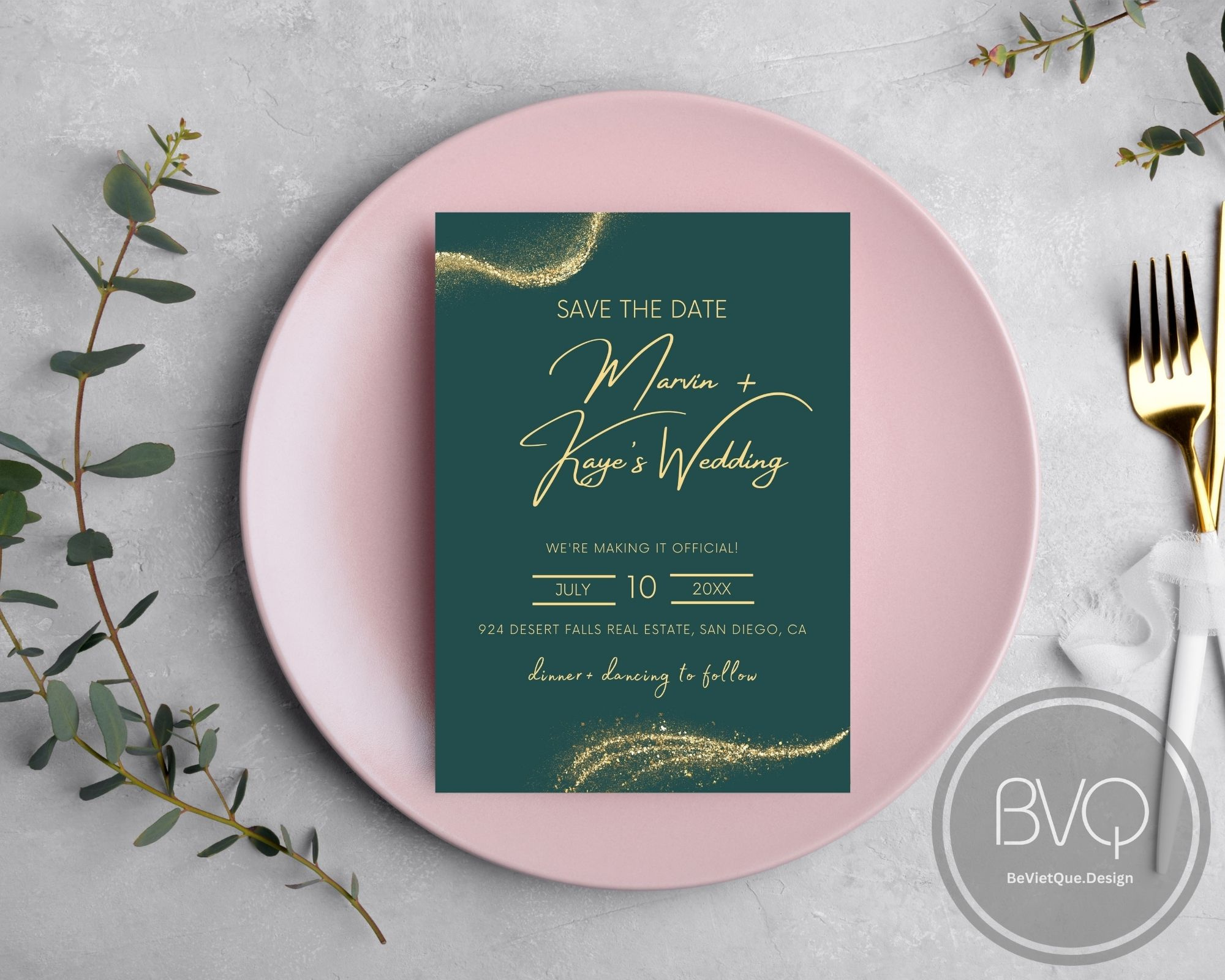 Minimalist Wedding Invitation Template-Y007 design graphic design illustration invitation template printable wedding card wedding invitation