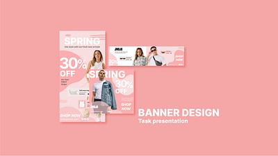 Website Banner Design Package advertising banner brand branding design graphic design marketing palette vector website website banner
