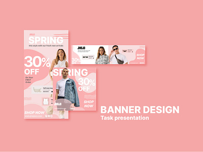 Website Banner Design Package advertising banner brand branding design graphic design marketing palette vector website website banner