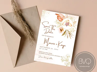 Wedding Invitation Template-Y011 design graphic design illustration invitation template printable wedding card wedding invitation