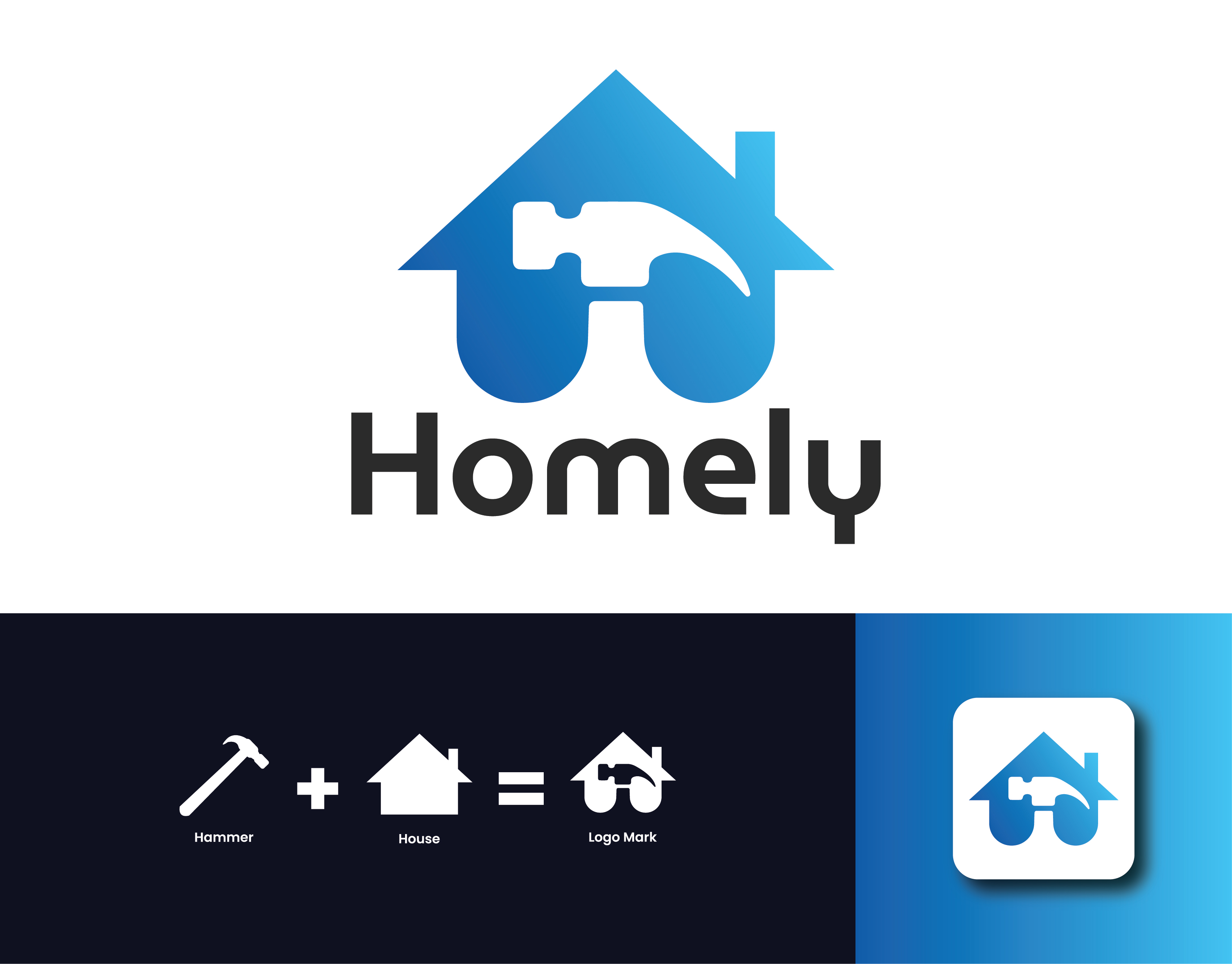 monoline hand hold mining hammer logo icon vector template | Hammer logo, ?  logo, Logo icons