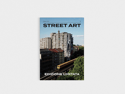 Street Art Magazine brochure design italian magazine magazine design minimalist design modern booklet modern layout newspaper design street art magazine street artists