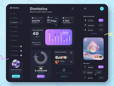 Sales Overview page for Ecommerce Platform clean crypto daily sales overview dashboard dashboard ui design ecommerce metrics minimal modern design platform product design saas sales startup statistics ui ux web app design web3 webdesign