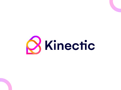 kinectic logo branding design graphic design illustration k logo logo logodesign logotype tech logo ui ux vector