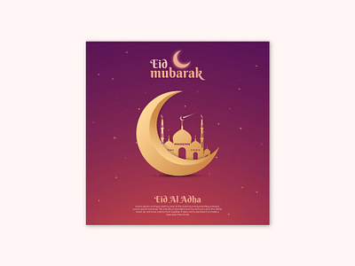 New Eid Mubarak Social Media Post Design