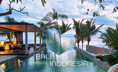 Landing page Travel Bali (case study) bali design figma graphic design homepage illustration landing page travelling webdesign