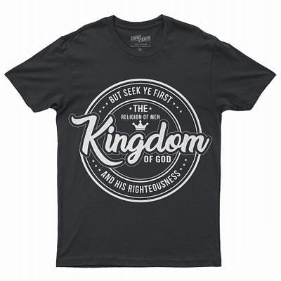 Kingdom T shirt Design branding design branding t shirt clean creative design design design template graphic design kingdom t shirt lettering modern t shirt shirt design t shirt t shirt design t shirt template typography lettering unique t shirt vector design