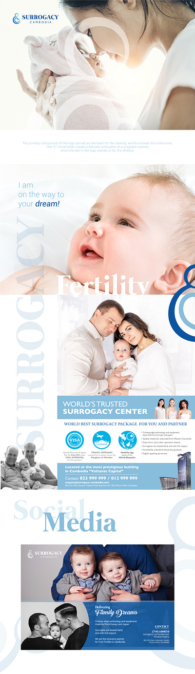 Surrogacy Cambodia | Branding branding cambodia design freelancer graphic design logo pre pregnancy surrogacy