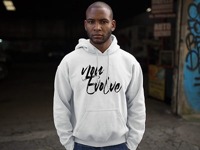 Hoodie design (YouEvolve) branding clothing brand design graphic design hoodie design illustration logo tshirt design vector