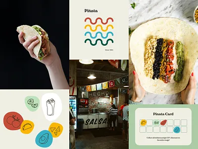 Mexican Restaurant Identity brand branding design foodie graphic design identity illustration logo logo concept mark mexican food mexico photos restaurant taco ui vector visual identity