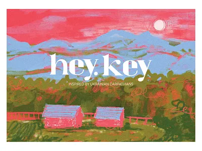 The illustration of Carpathian Peaks branding design graphic design illustration logo