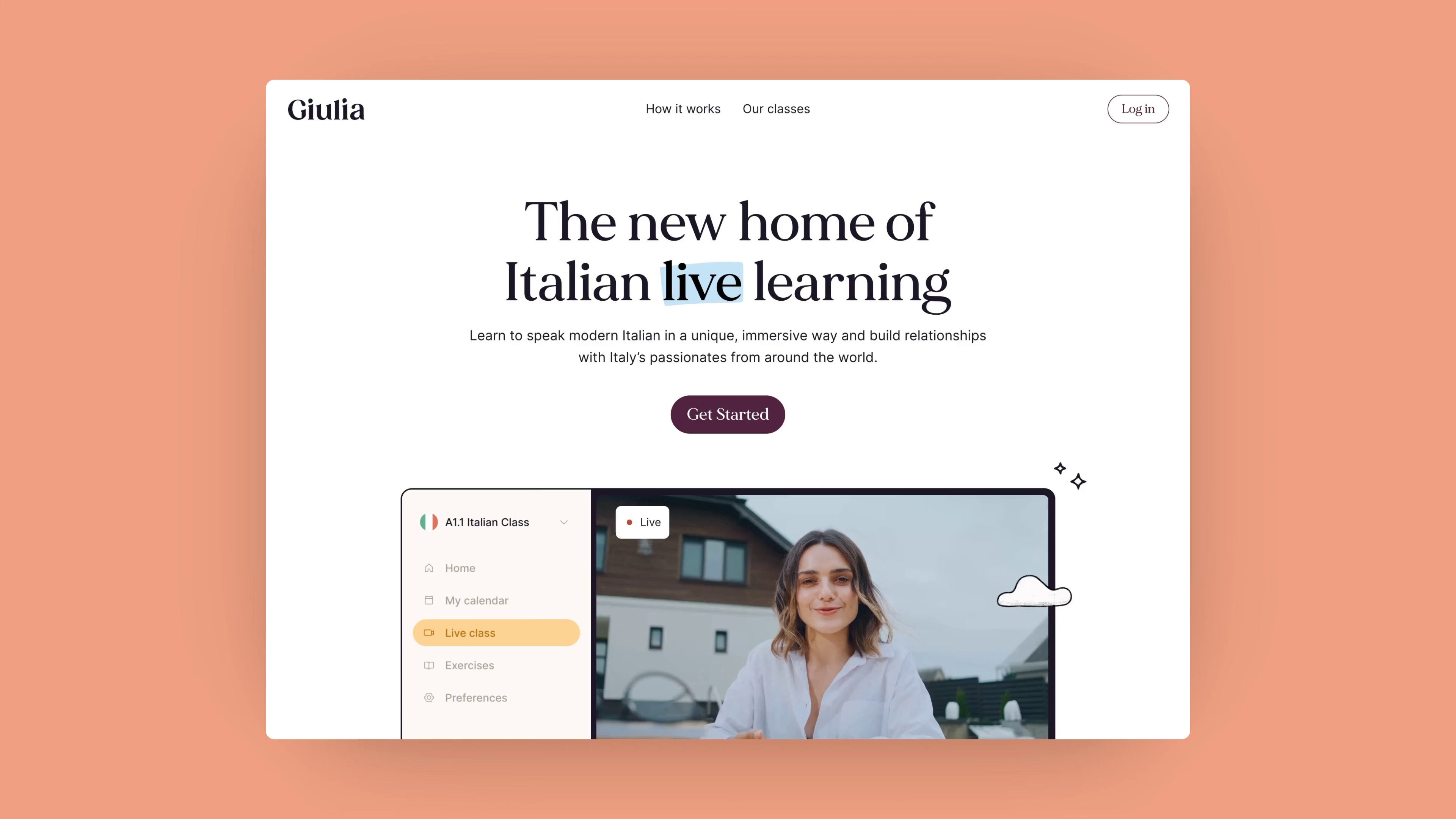 One-to-one Italian classes (in classroom and online)